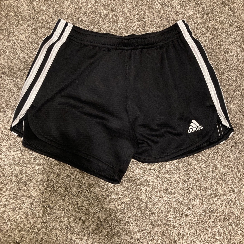Black and White Adidas Shorts